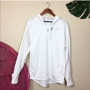 Nike running 1/4 zip thermal hooded 091